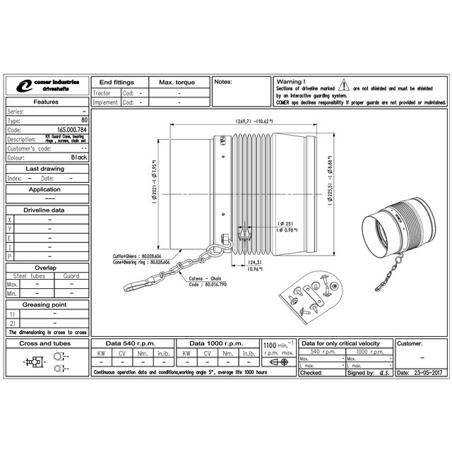 BOL de Protecteur GA PW4 Tt+tm T80 Nouveau Modele référence fournisseur 217308